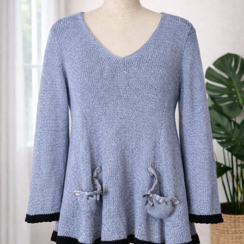 Elisabeth Delaunay Knit Sweater Top – Made in France